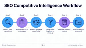 seo competitive intelligence workflow