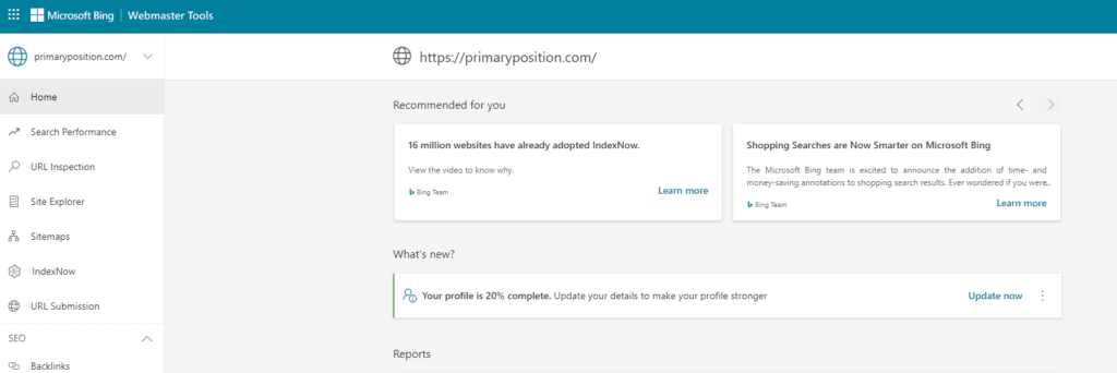 Bing Webmaster tools vs GSC