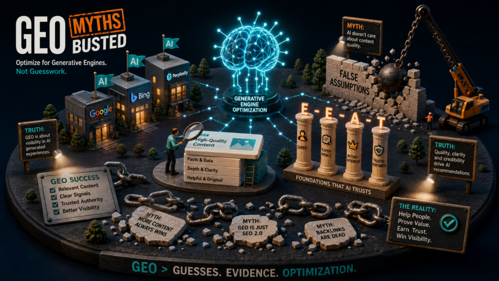 Google debunks GEO myths